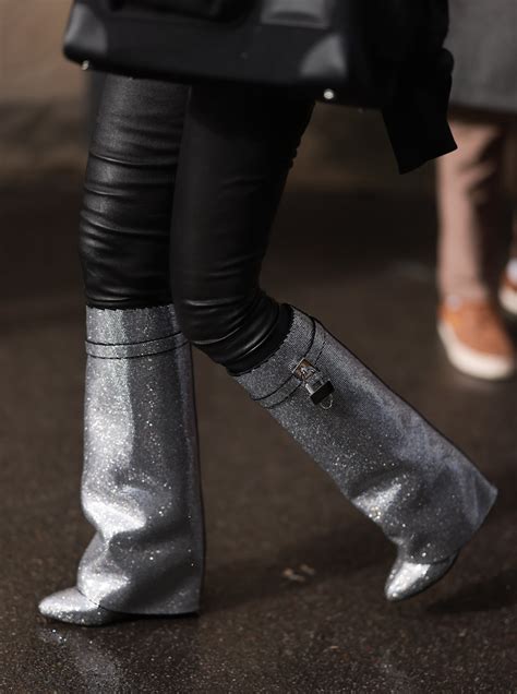 givenchy shark boots silver|shark boots pick up today.